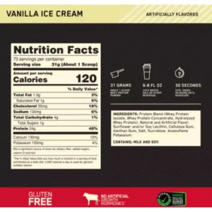 PROTEINA WHEY GOLD STANDARD 5 LIBRAS - Image 2
